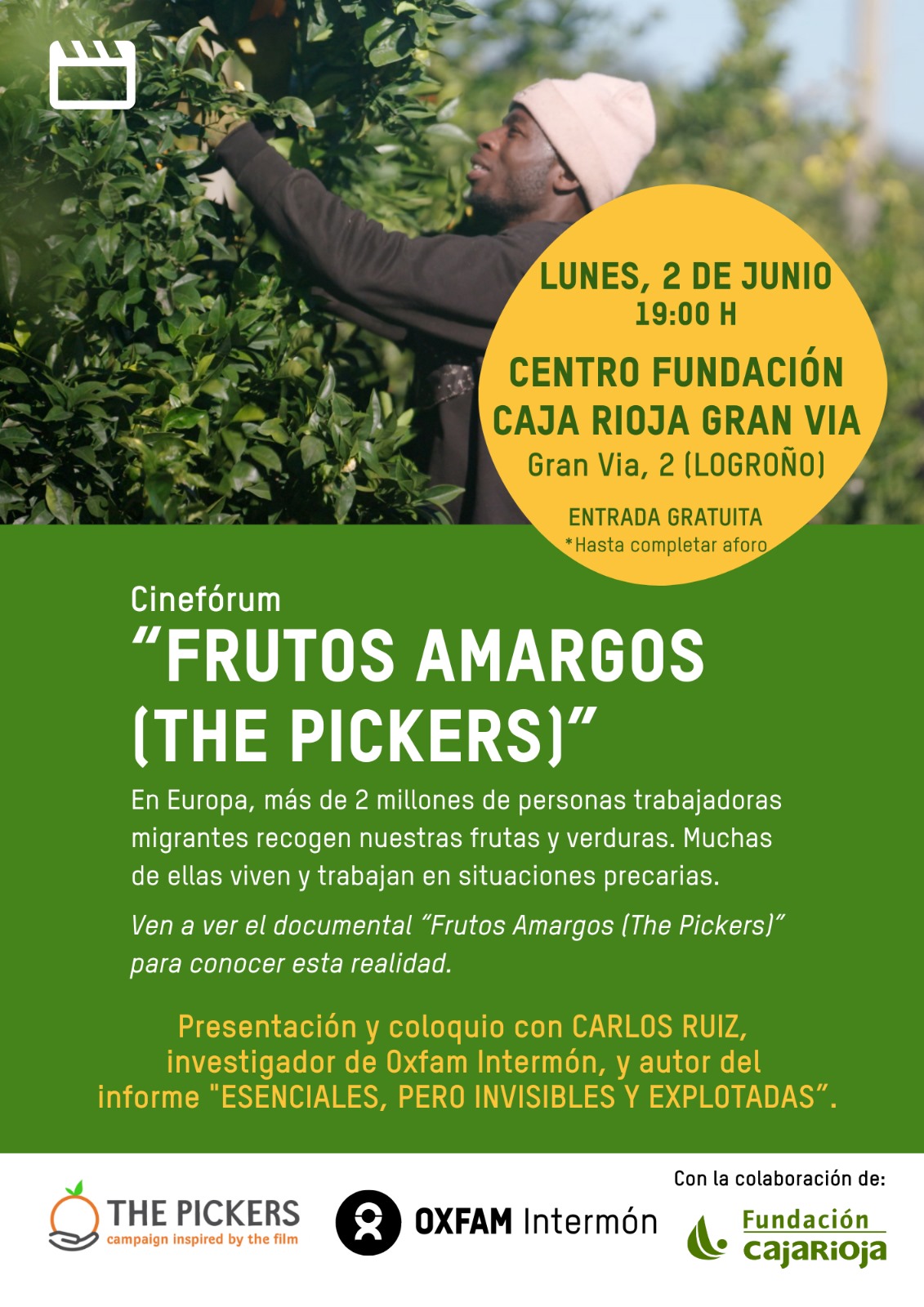 Oxfam Intermon nos invita al cine!!!!