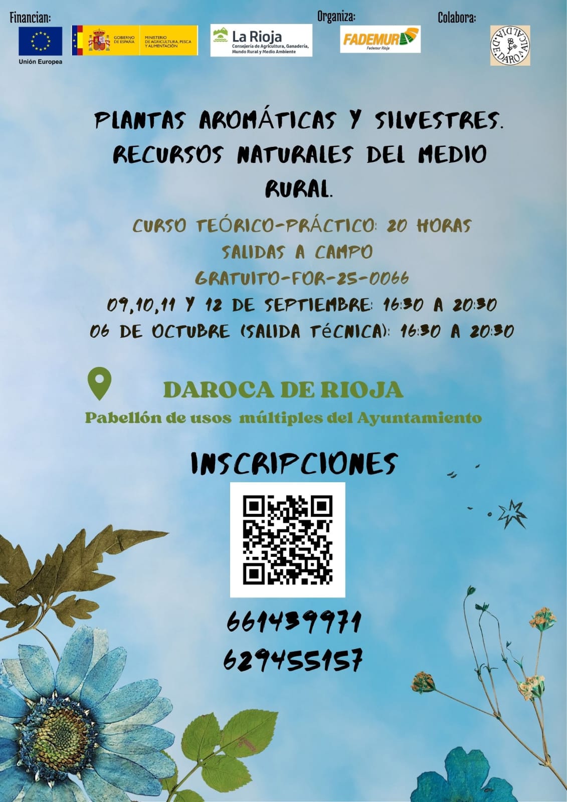 Plantas Aromáticas y Silvestres. Recursos Naturales del Medio Rural.